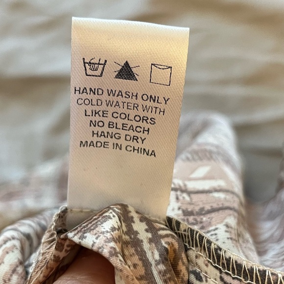 Dress Forum Tribal Print Straight Wrap Skirt, Size Small - Picture 10 of 10